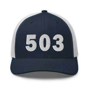 503 Area Code Trucker Cap