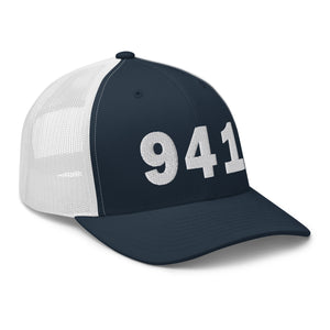 941 Area Code Trucker Cap