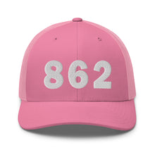 Load image into Gallery viewer, 862 Area Code Trucker Cap