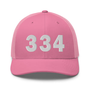 334 Area Code Trucker Cap