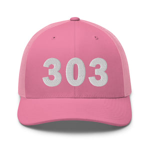 303 Area Code Trucker Cap