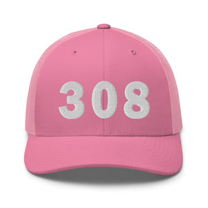 308 Area Code Trucker Cap