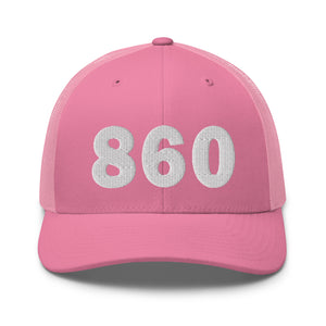 860 Area Code Trucker Cap