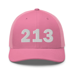 213 Area Code Trucker Cap