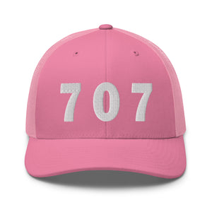 707 Area Code Trucker Cap