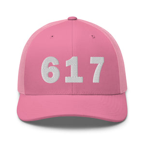 617 Area Code Trucker Cap