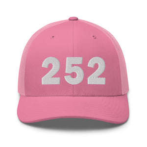 252 Area Code Trucker Cap