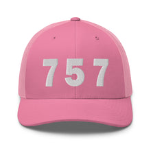 Load image into Gallery viewer, 757 Area Code Trucker Cap