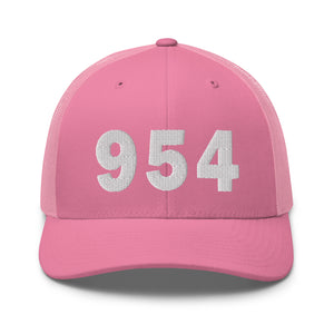 954 Area Code Trucker Cap