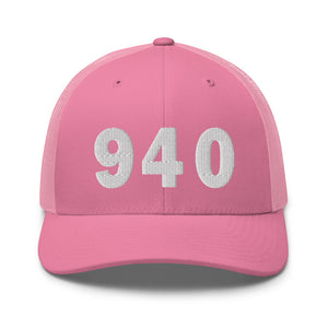 940 Area Code Trucker Cap