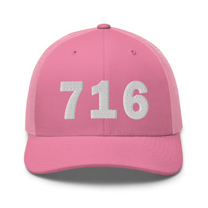 716 Area Code Trucker Cap