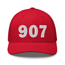 Load image into Gallery viewer, 907 Area Code Trucker Cap