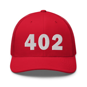 402 Area Code Trucker Cap