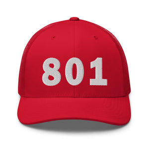 801 Area Code Trucker Cap