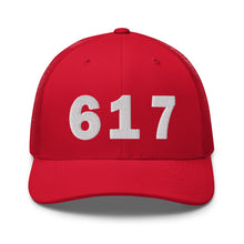 Load image into Gallery viewer, 617 Area Code Trucker Cap