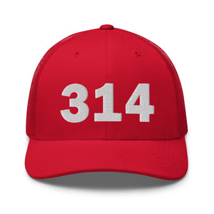 314 Area Code Trucker Cap