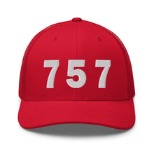 Load image into Gallery viewer, 757 Area Code Trucker Cap