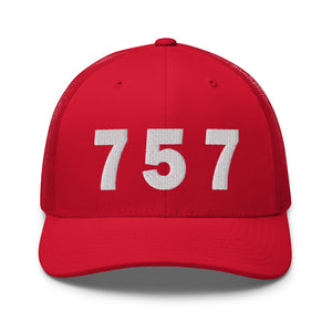 757 Area Code Trucker Cap