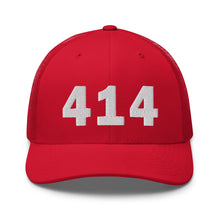 Load image into Gallery viewer, 414 Area Code Trucker Cap