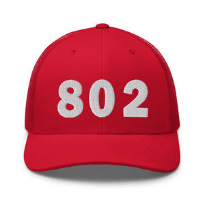 802 Area Code Trucker Hat