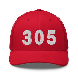 305 Area Code Trucker Cap