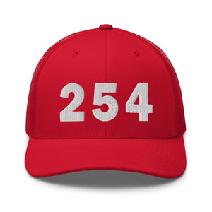 254 Area Code Trucker Cap