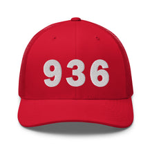 Load image into Gallery viewer, 936 Area Code Trucker Cap