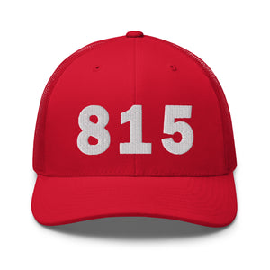 815 Area Code Trucker Cap