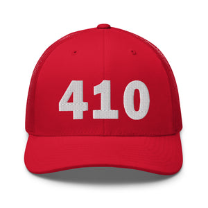 410 Area Code Trucker Cap