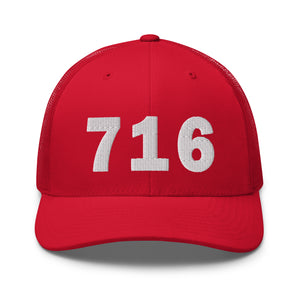 716 Area Code Trucker Cap