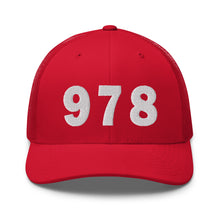 Load image into Gallery viewer, 978 Area Code Trucker Cap