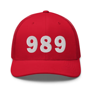 989 Area Code Trucker Cap