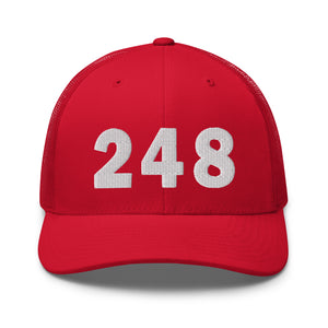 248 Area Code Trucker Cap