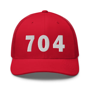 704 Area Code Trucker Cap