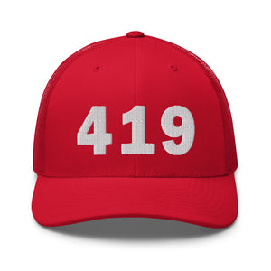 419 Area Code Trucker Cap