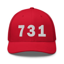 Load image into Gallery viewer, 731 Area Code Trucker Cap