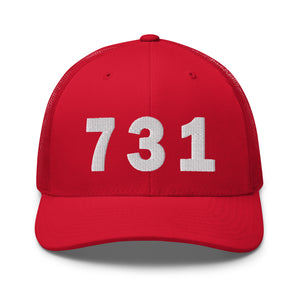 731 Area Code Trucker Cap