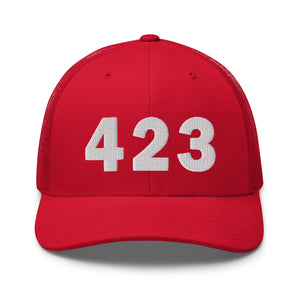 423 Area Code Trucker Cap