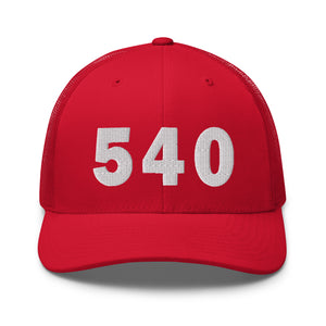 540 Area Code Trucker Cap