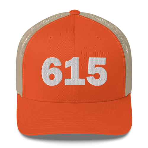 615 Area Code Trucker Cap