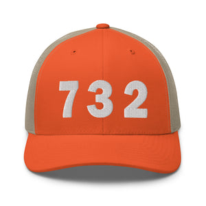 732 Area Code Trucker Cap