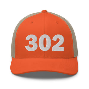 302 Area Code Trucker Cap