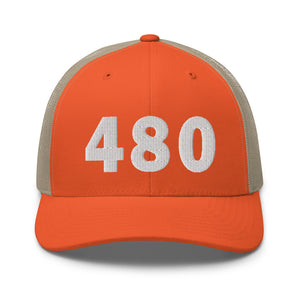 480 Area Code Trucker Cap