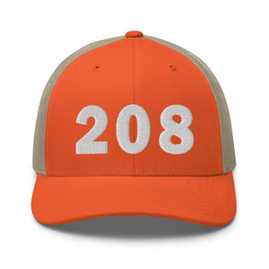 208 Area Code Trucker Cap