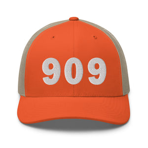 909 Area Code Trucker Cap