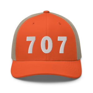 707 Area Code Trucker Cap