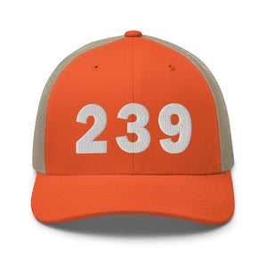 239 Area Code Trucker Cap