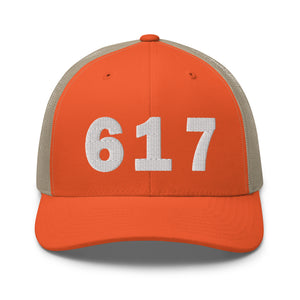 617 Area Code Trucker Cap