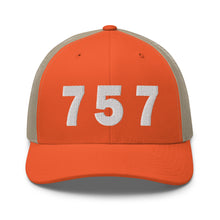 Load image into Gallery viewer, 757 Area Code Trucker Cap