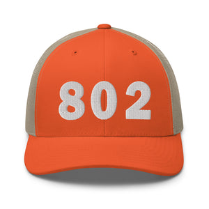 802 Area Code Trucker Hat